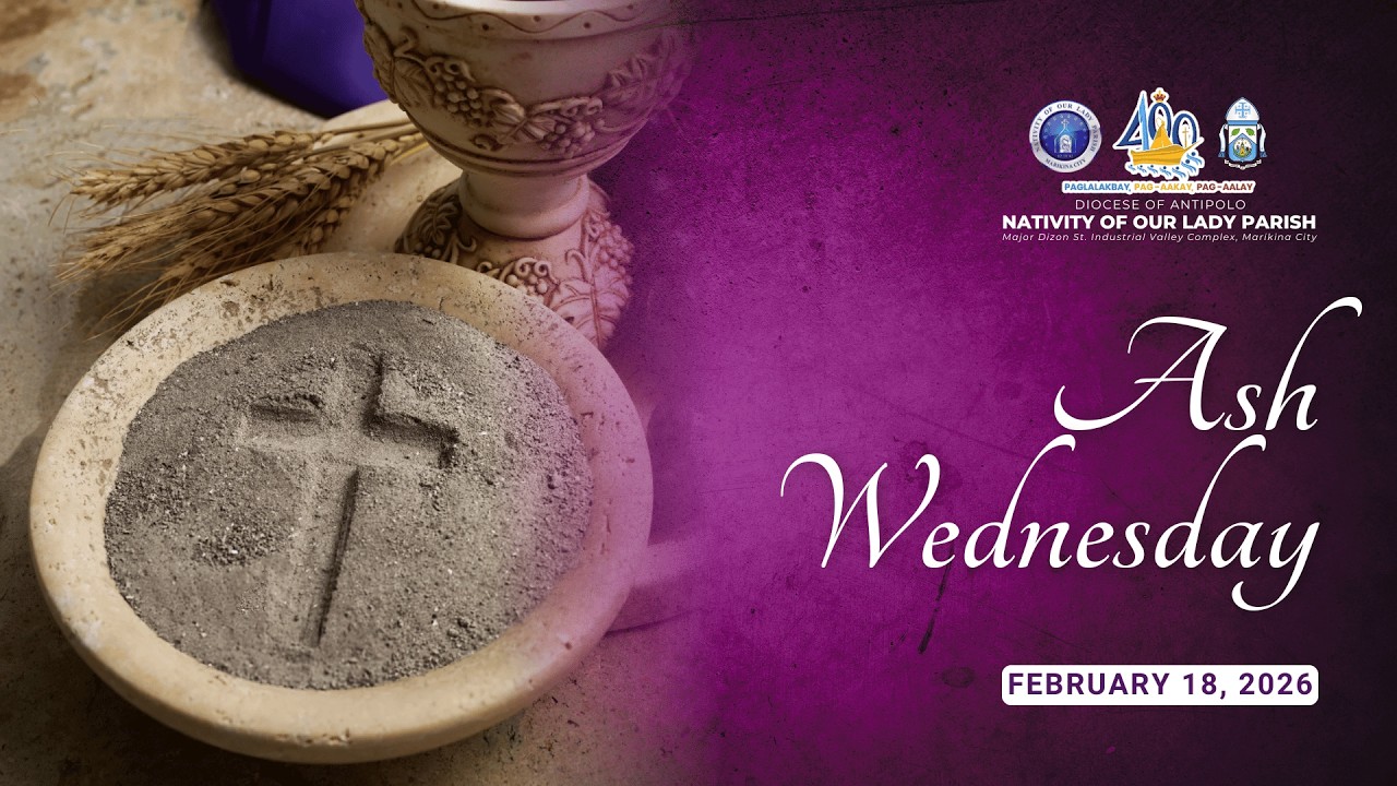 [LIVE] Ash Wednesday | February 18, 2026