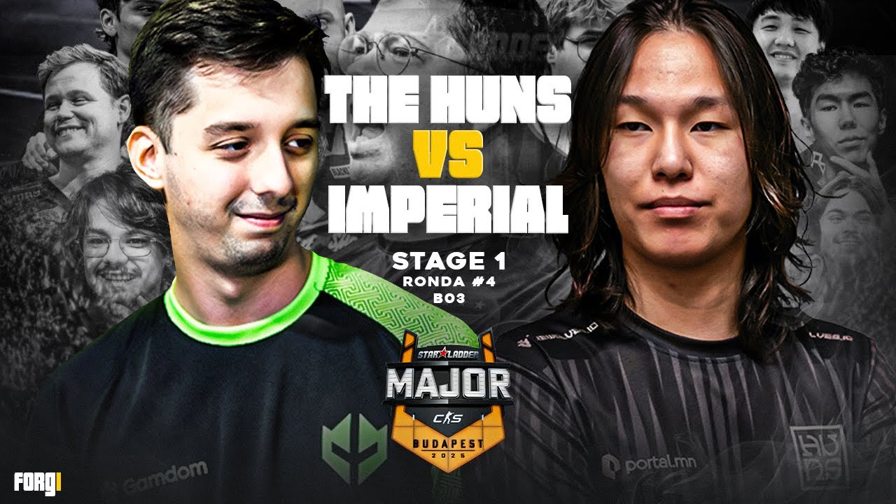 IMPERIAL vs THE HUNS || StarLadder Budapest Major 2025 || Stage 1 || Ronda #4 || BO3 || HIGHLIGHTS