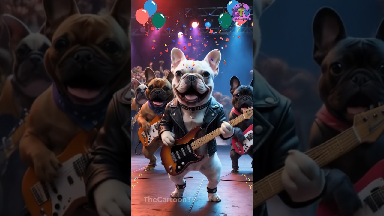 Happy Birthday Song by French Bull Dogs 
