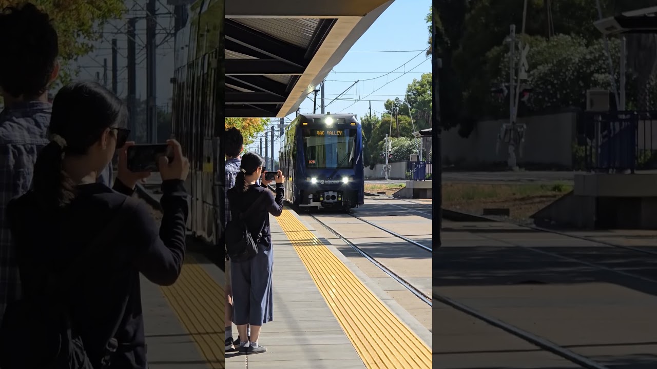Short: First New Low Floor Siemens S700 Sacramento Light Rail I Ride Sep 1, 2024