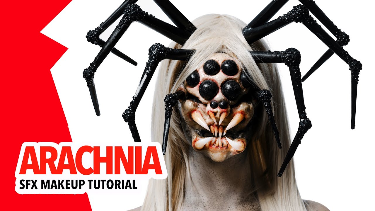 Урок по макияжу Arachnia sfx