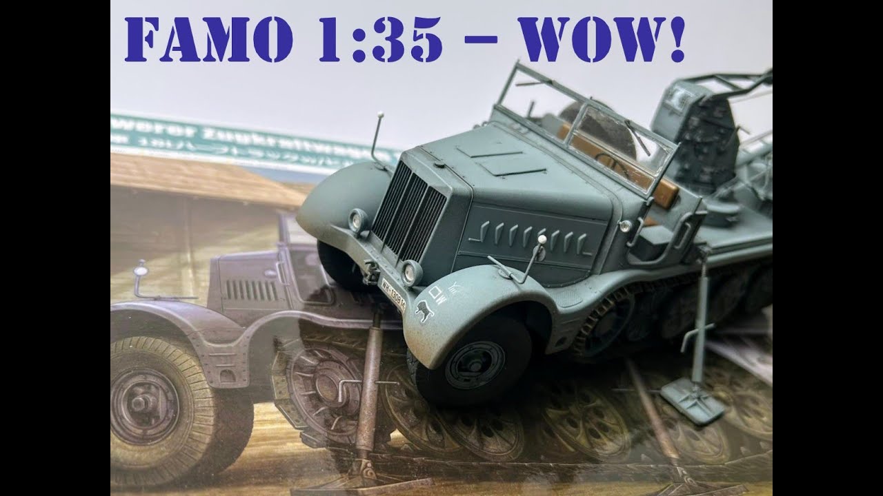 Building Sd.Kfz. 9/1 Famo with Bilstein Crane | New 2025 Trumpeter 1/35 Kit Review