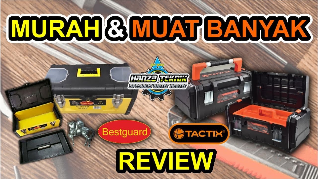 Review JUJUR !! Toolbox Murah Muat Banyak Rekomendasi Hanza Teknik