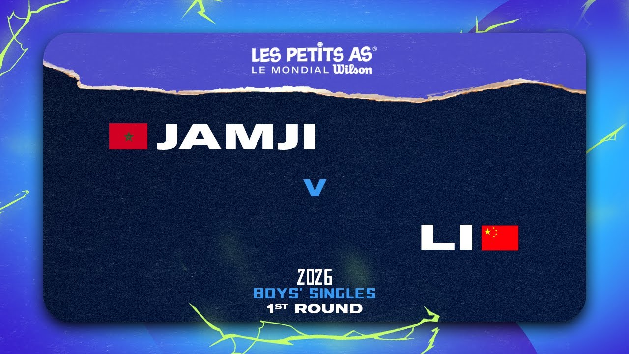 Les Petits As 2026 | Boys Singles R1 | Soulaimane JAMJI vs. Yanru LI