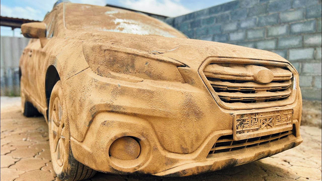 20 Years Unwashed car. Wash the dirtiest Subaru Outback. Deep Exterior Detailing
