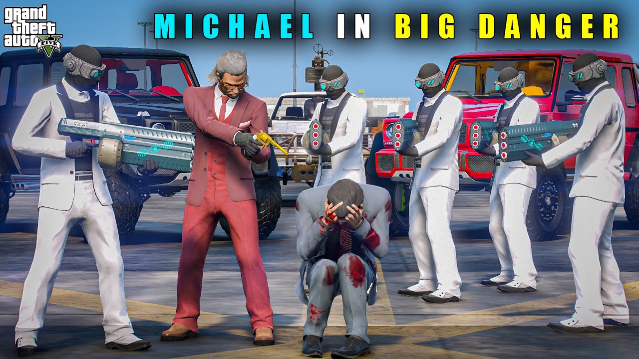 GTA 5 : MICHAEL IS IN VERY BIG DANGER || BB GAMING