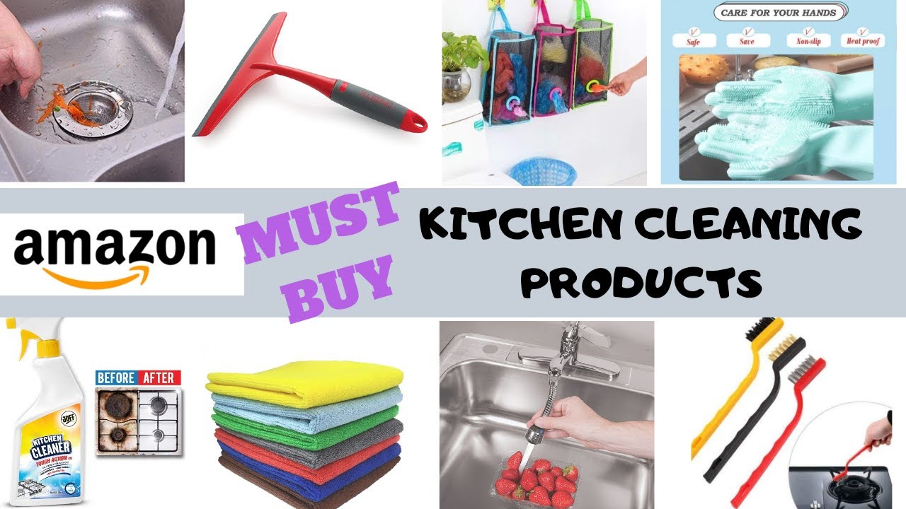 AMAZON MUST BUY KITCHEN CLEANING PRODUCTS||रसोई को साफ करें इन चीज़ों से।vnusway