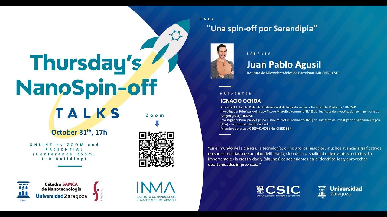 “Thursday´s NanoSpin-off Talks” A4Cells - Arrays for Cells Nanodevices