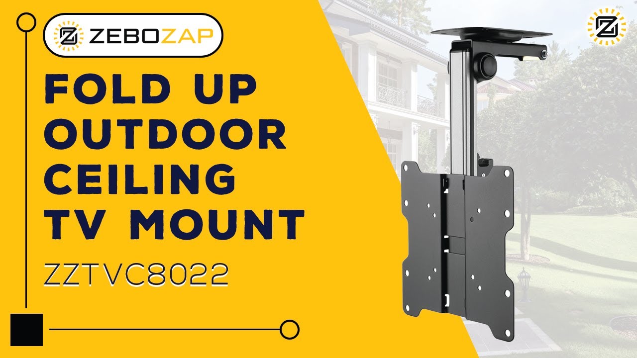 Fold up Ceiling TV Mount | ZZTVC8022