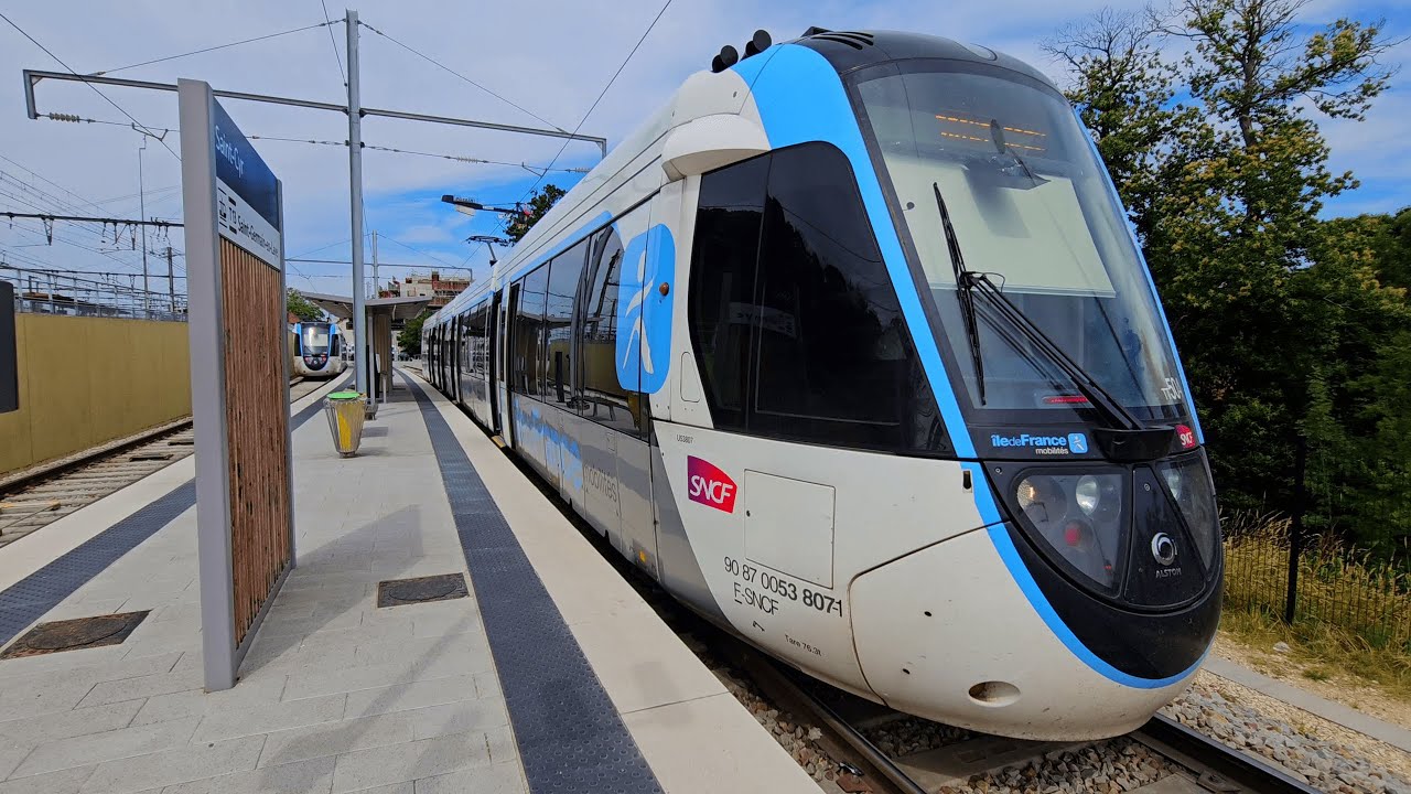 Tramway T13 Saint Cyr + Regio2N Ligne N