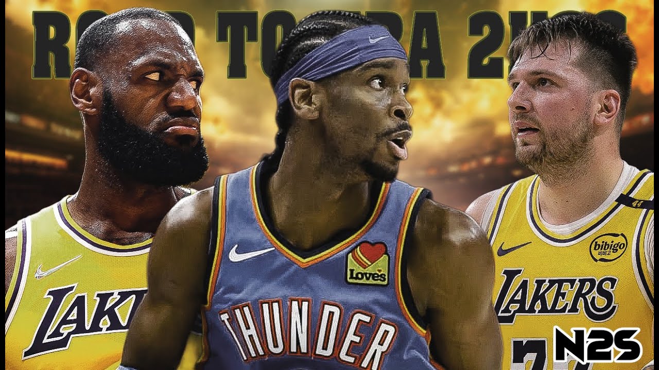 NEW LOOK LAKERS vs THUNDER - Lebron JAMES - Nikola JOKIC - Luka DONCIC - Road to NBA 2K26