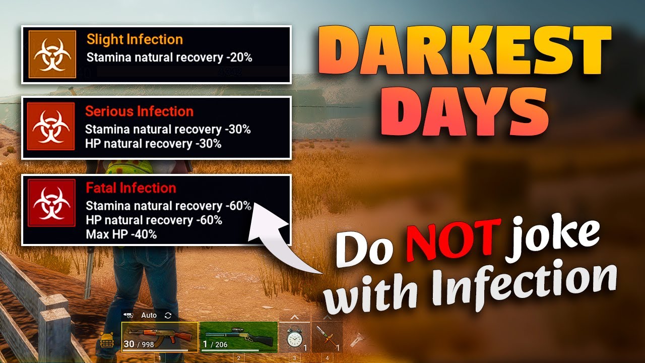 ☢ How to Cure Infection (Slight, Serious, Fatal) | DARKEST DAYS