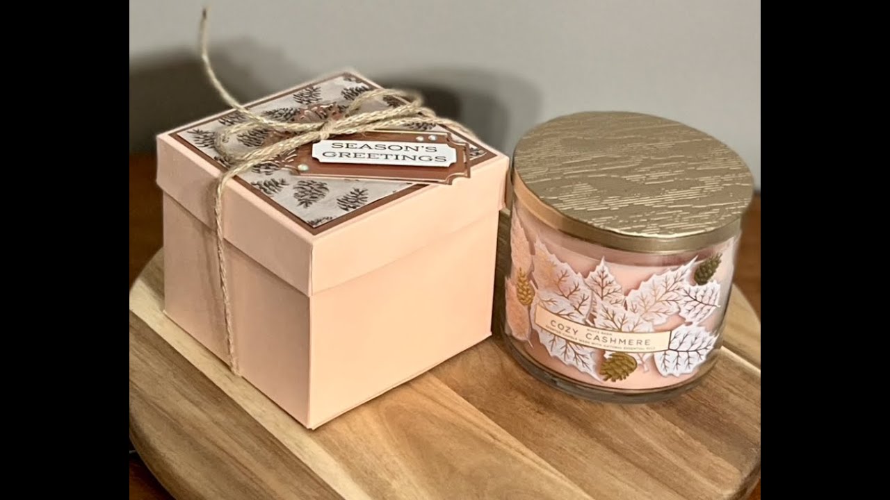 3 Wick candle box video tutorial