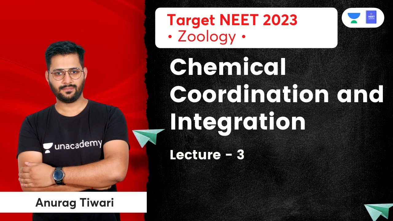 Chemical Coordination and Integration | L 3 | Target NEET 2023 | NEET Notebook | Anurag Tiwari