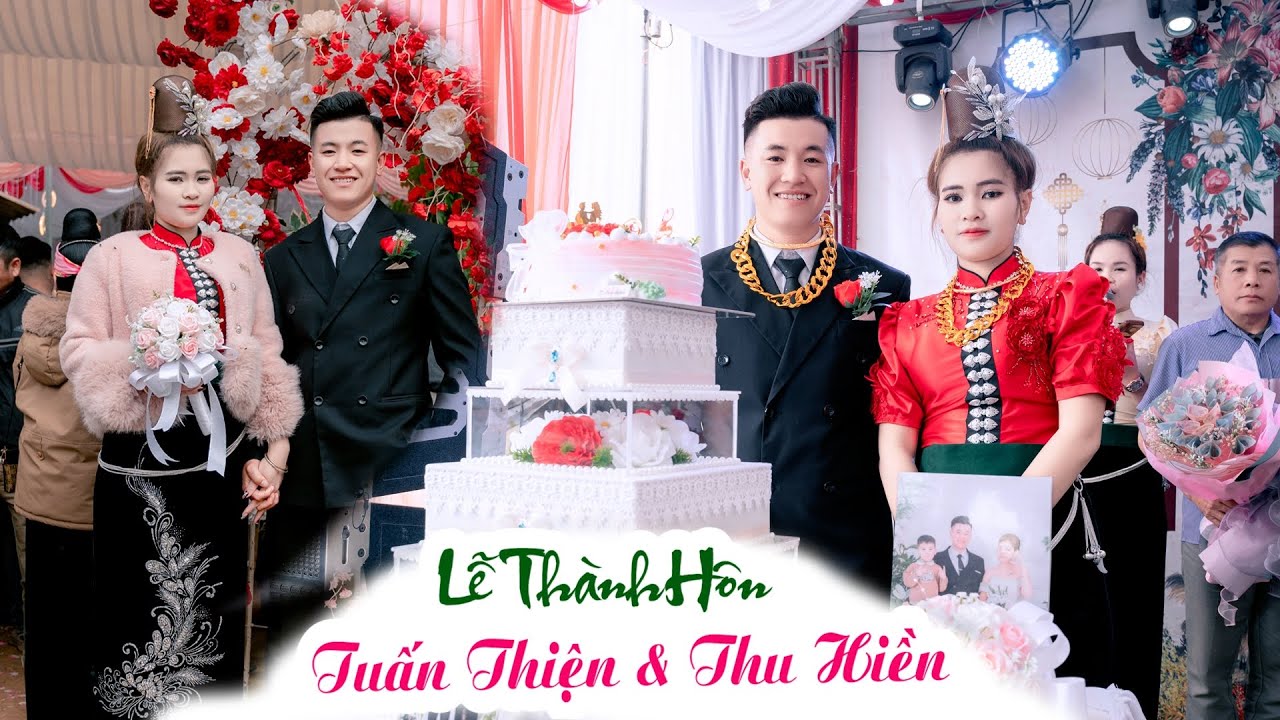 Đ&aacute;m Cưới Người Th&aacute;i C&ograve; N&ograve;i | To&agrave;n cảnh LTH Tuấn Thiện & Thu Hiền tại bản B&oacute; Hạc.