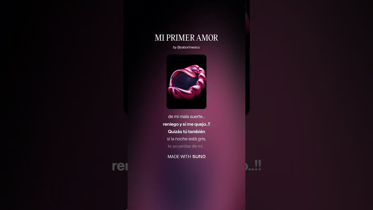 MI PRIMER AMOR 