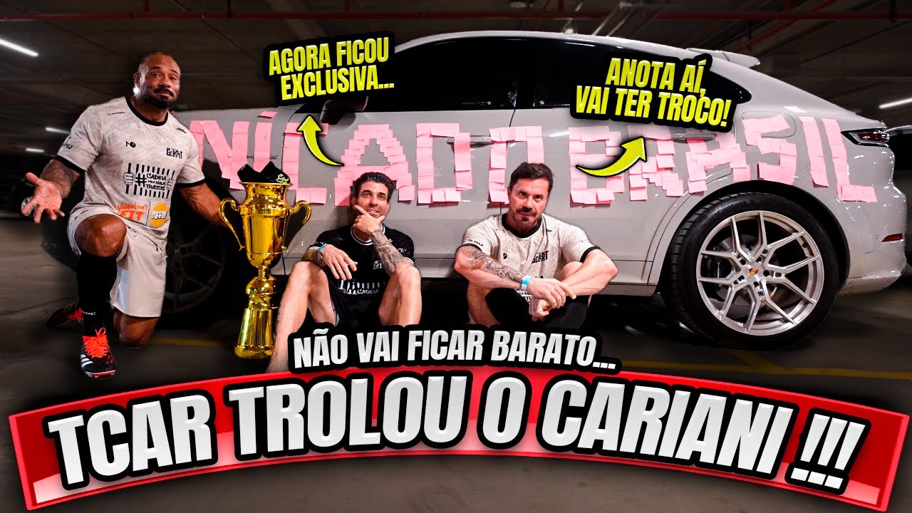 TCAR TROLOU CARIANI!!! ELE FICOU MUITO PISTOLA!