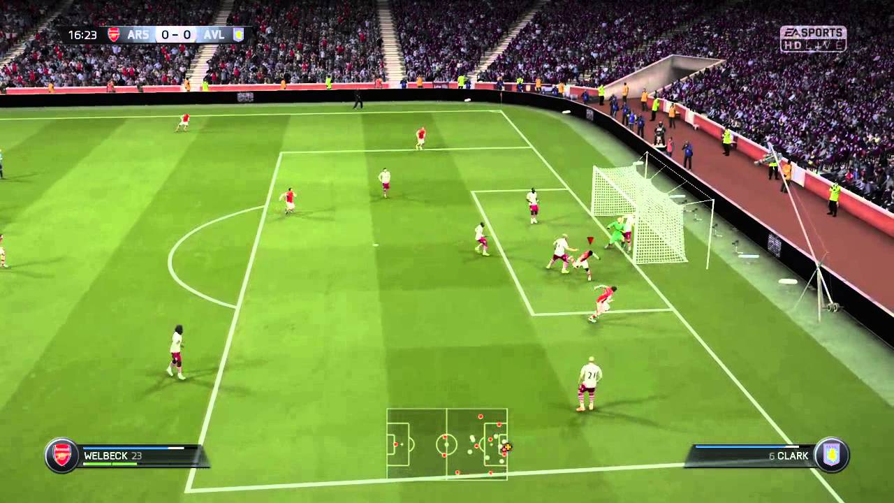 FIFA 15 PS4 Funny Welbeck Goal Arsenal