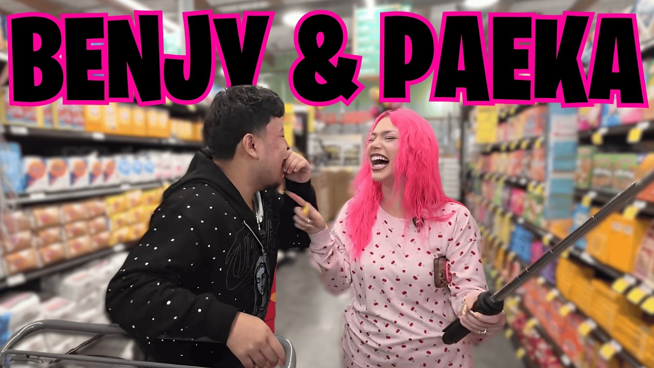 BENJY CHAVEZ AND PAEKA GROCERY SHOPPING FOR BAKING STREAM!