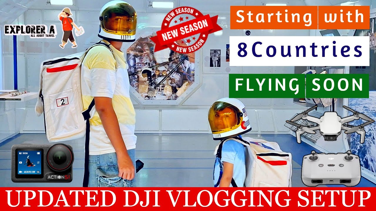 Vlogging setup Update DJI Action 5 Pro | Mic 2 | @DJI Mini 4K Drone  @AABWORLD | @Explorer A