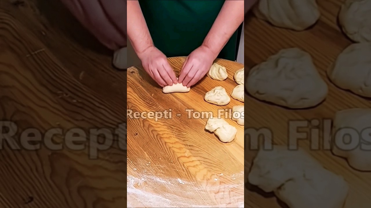 PAMUK PECIVO Za recept kliknite kvadratić u donjem desnom kutu #food #cook #bread #dough #hleb #pie