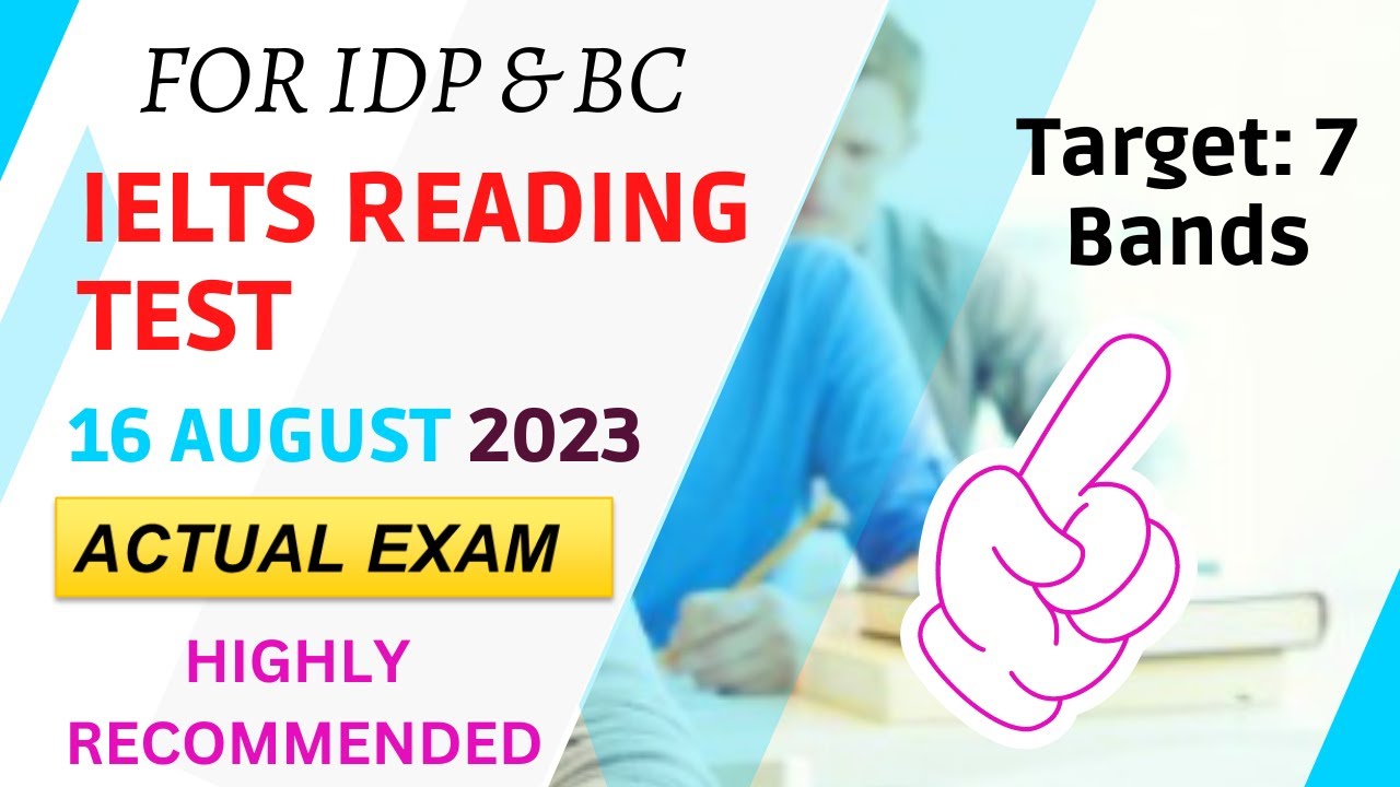 IELTS reading practice test with answers general training | august 2023