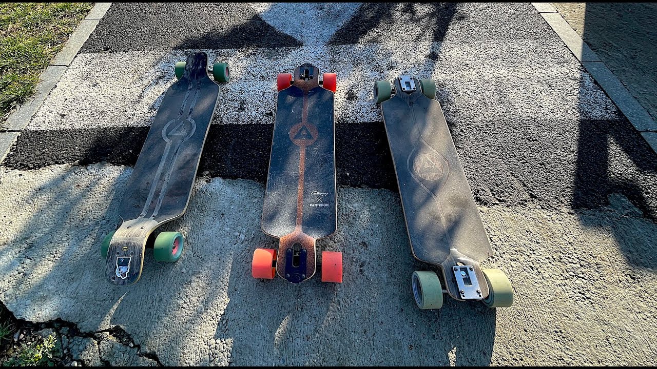 Comparing 3 Pantheon boards together: Trip, Pranayama, Supersonic [RUS+subs] #longboard #belgrade