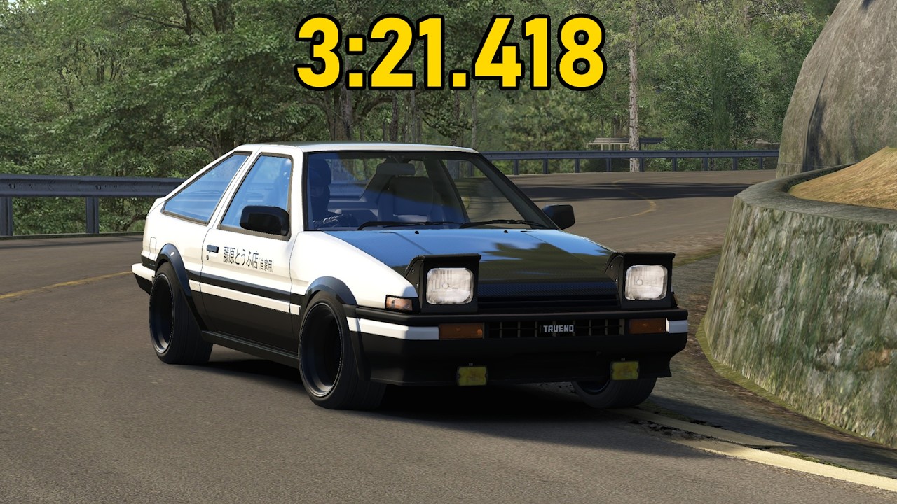 Old man BEATEN - Usui DH AE86 Tuned 3:21.418 (VALID NEW RECORD)