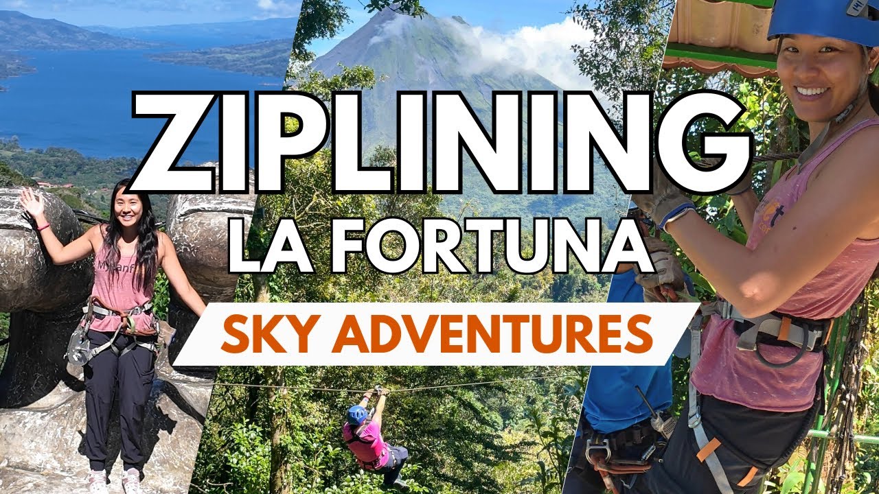 INCREDIBLE ziplining in La Fortuna: Sky Adventures!