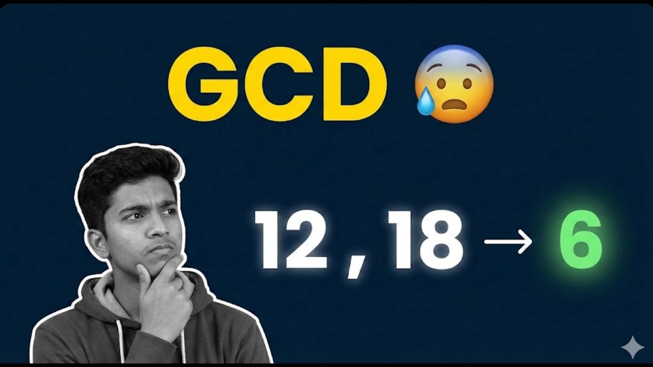 Day 40 | GCD of Two Numbers – Simple Logic Asked in Interviews #coding #interview #programming