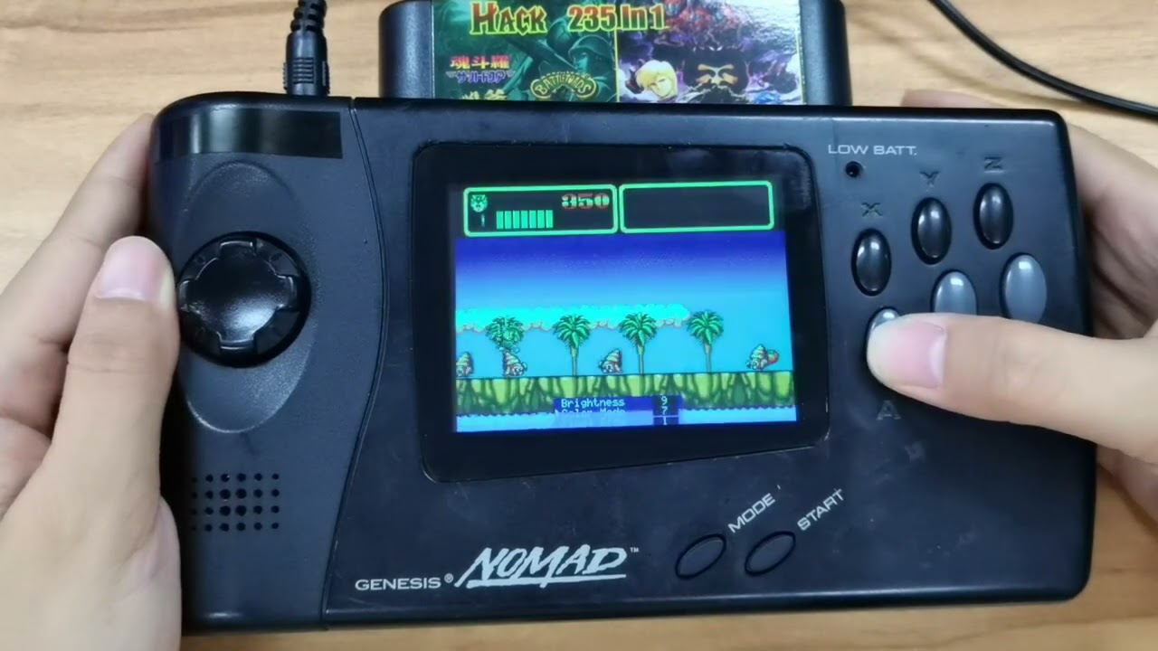 2023 NEW for Sega NOMAD LCD IPS Screen Replacements KIts OSD Menu Hight Light 3.5