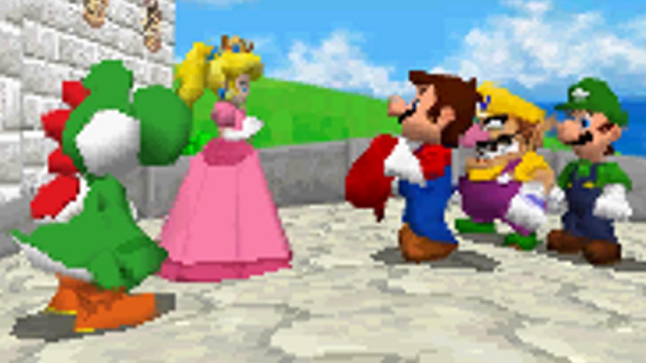 Super Mario 64 DS Walkthrough - Finale - Bowser in the Sky