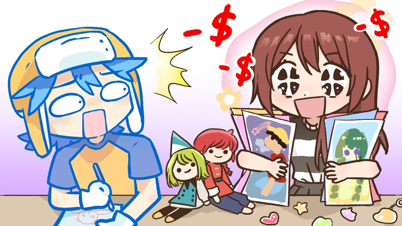EMILY SPENT TOO MUCH...Let's draw fanart!
