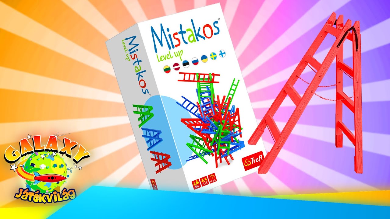 Létra Pakolós Kihívás - Mistakos LEVEL UP Társasjáték Bemutató