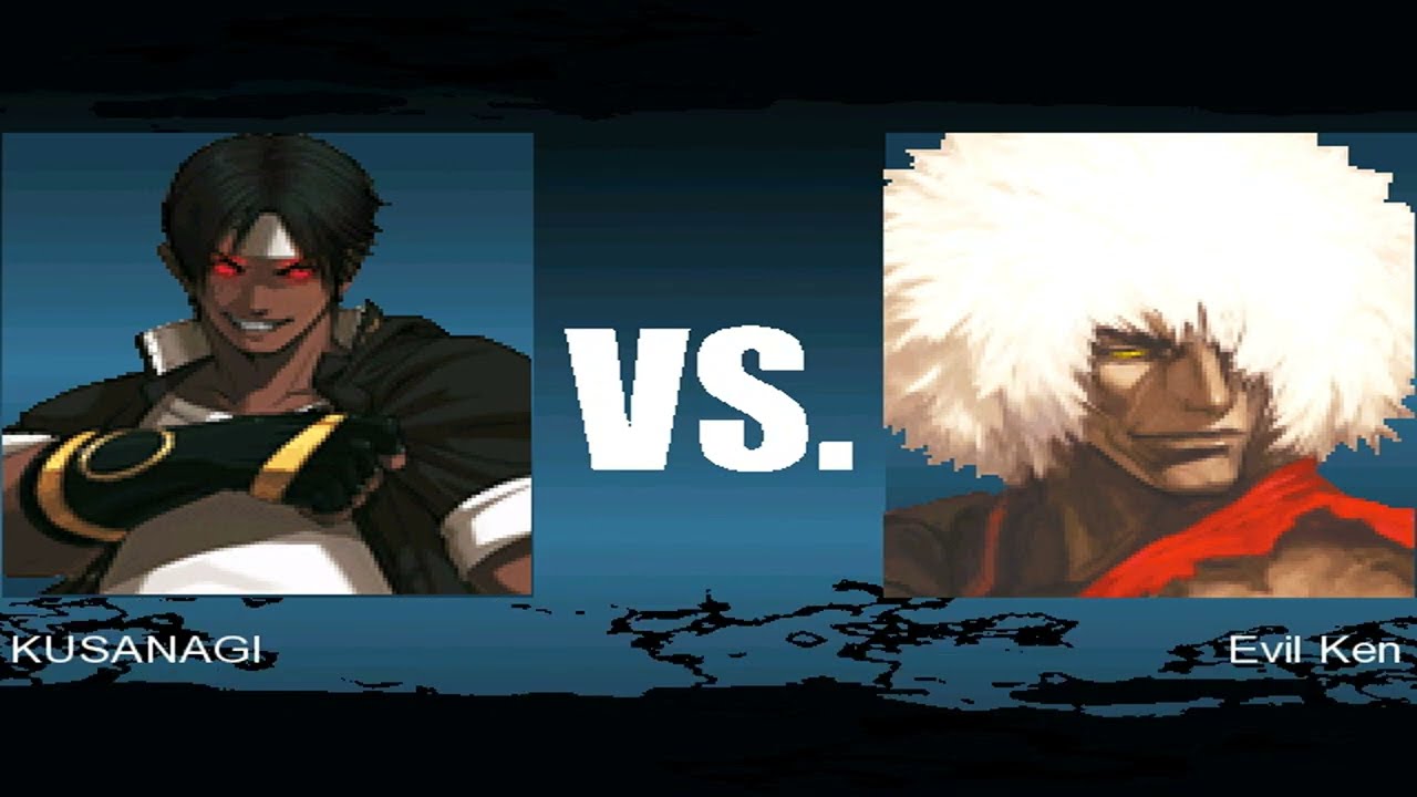 MUGEN Kusanagi vs Evil Ken (Remake)
