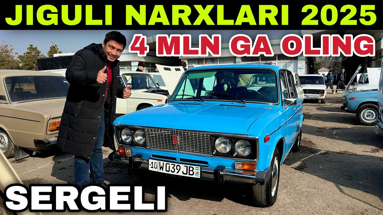 JIGULI NARXLARI SERGELI MOSHINA BOZORI 2025 Жигули нархлари 2025