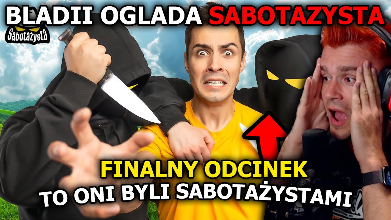 TO ON BYŁ SABOTAŻYSTĄ! *Tego się nie spodziewałem* |  BLADII REAKCJA na FINALNY ODCINEK SABOTAŻYSTY