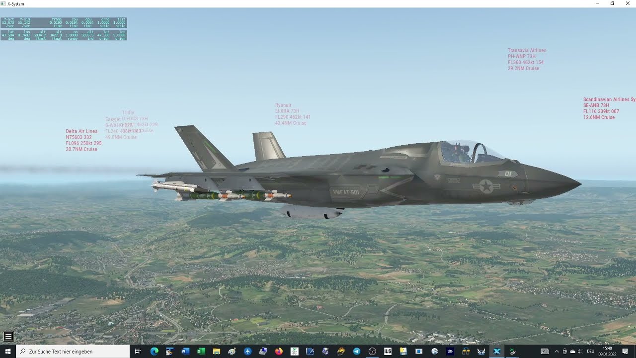 F-35B Lightning II (X-Plane 11)