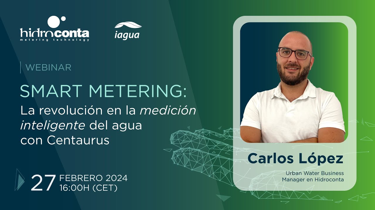 Carlos López explica la innovación detrás del contador de agua Centaurus de Hidroconta