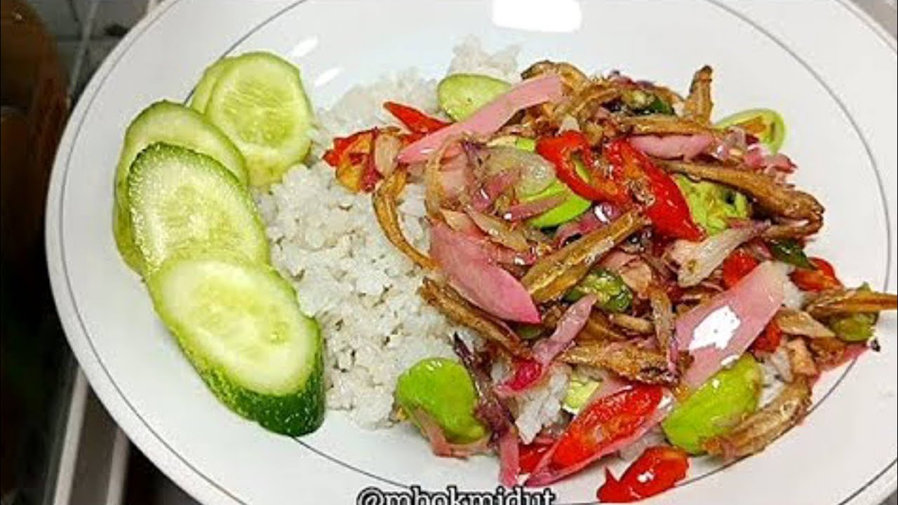 sambel teri bumbu iris