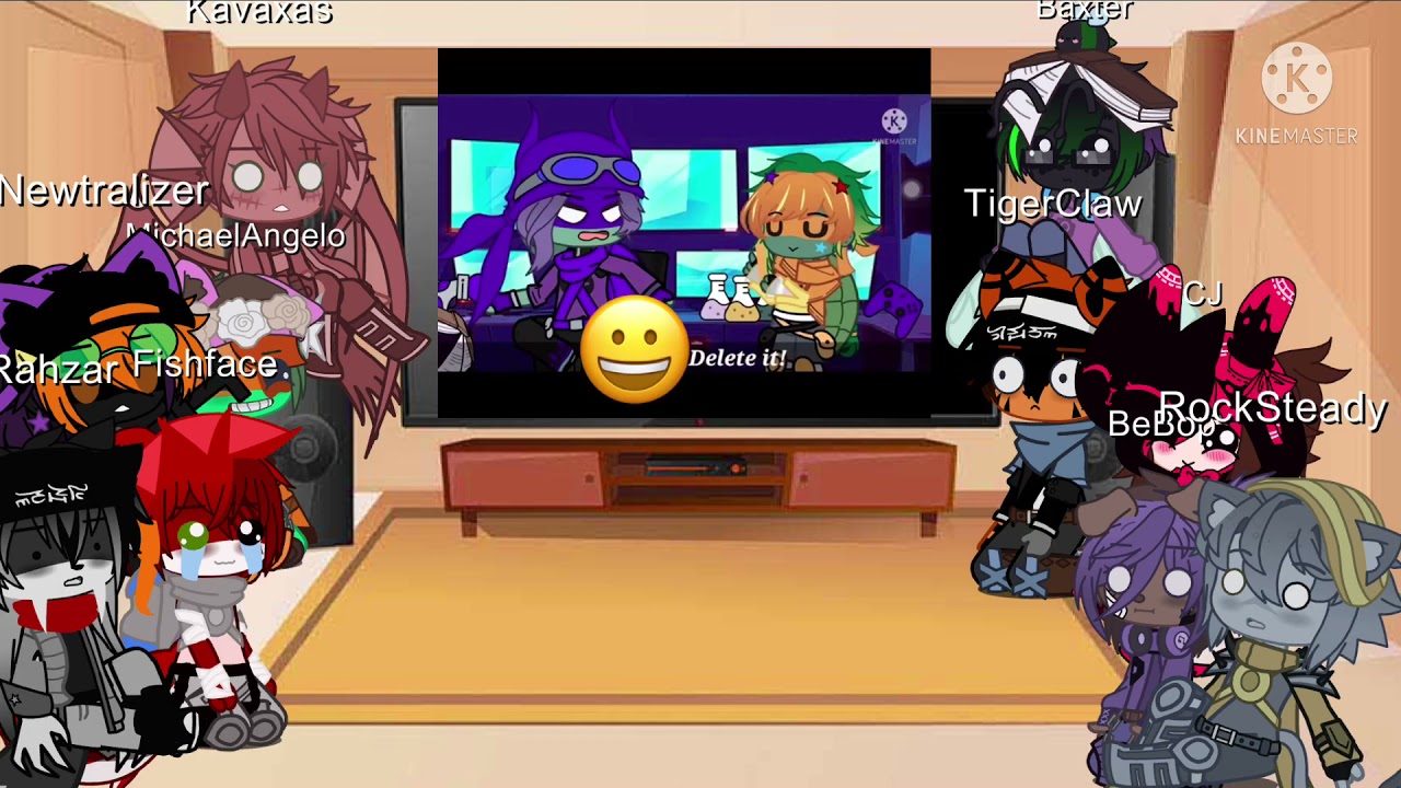 TMNT foot clan + Newtralizer and Kavaxas (Mikey and Leo) reacts to the turtles S1 Part 2/5