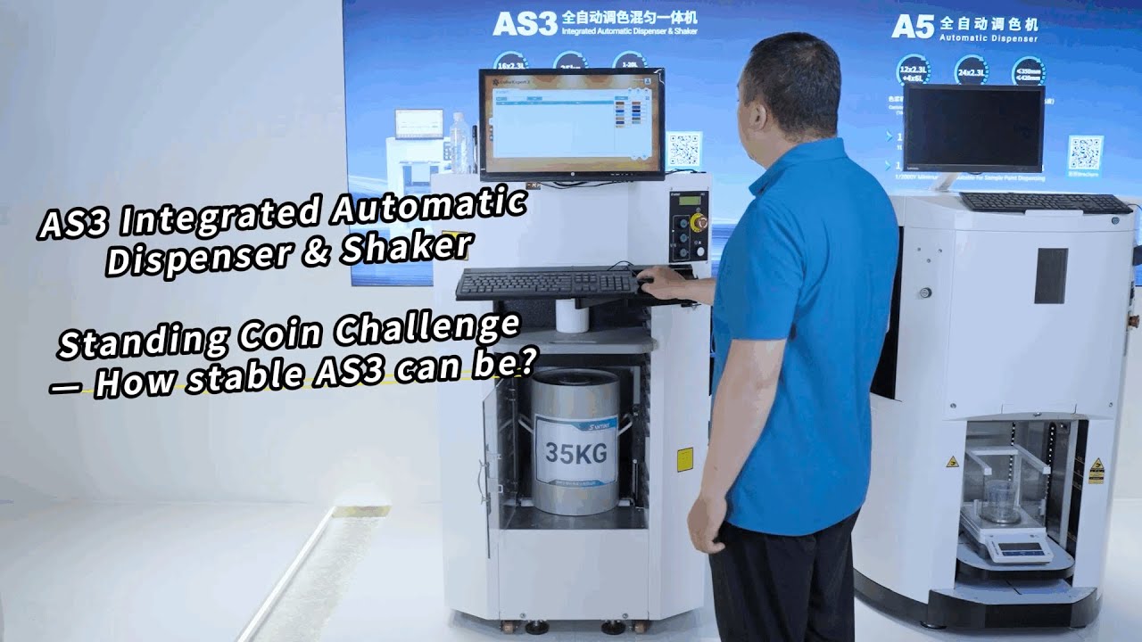 Santint AS3 Integrated Automatic Dispenser & Shaker Stability Test
