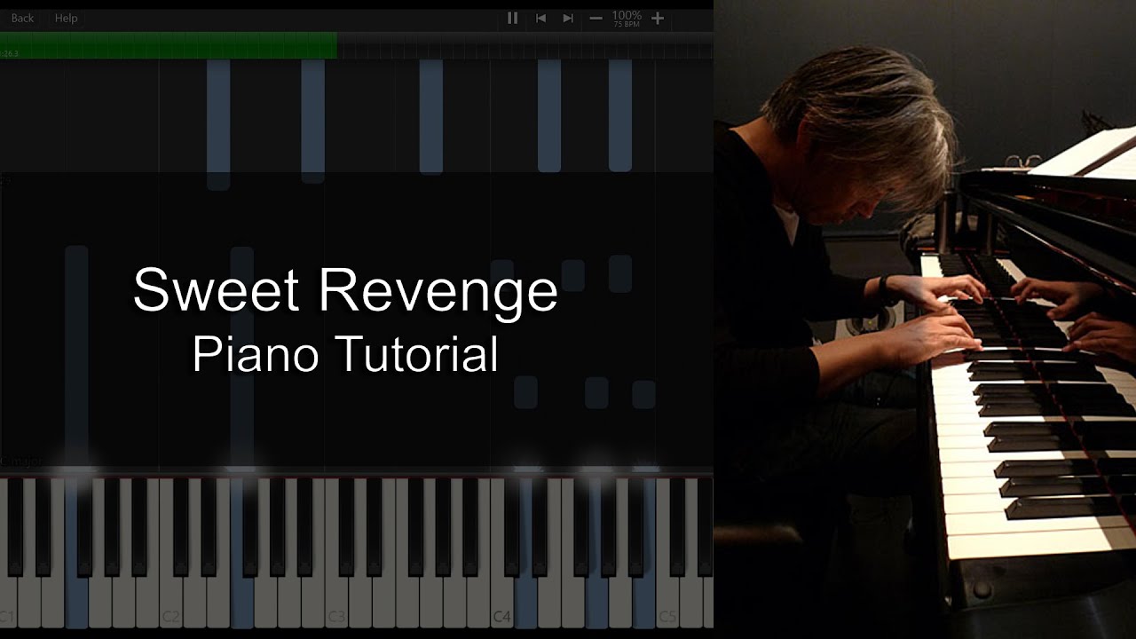 Ryuichi Sakamoto「坂本 龍一」Sweet Revenge【Synthesia Tutorial】
