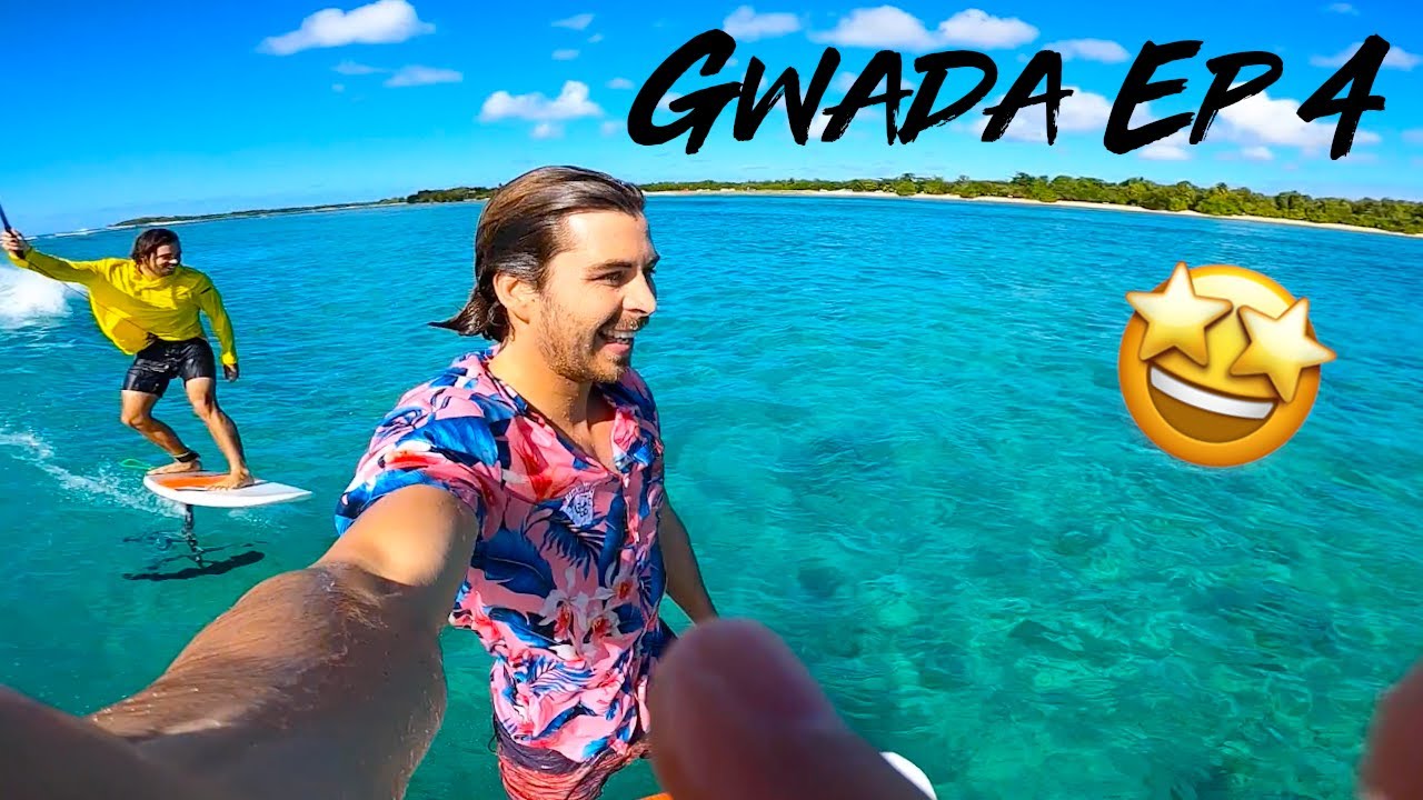 SURF FOIL SUR UN SPOT DE OUF 🤩 (Gwada Ep. 4)