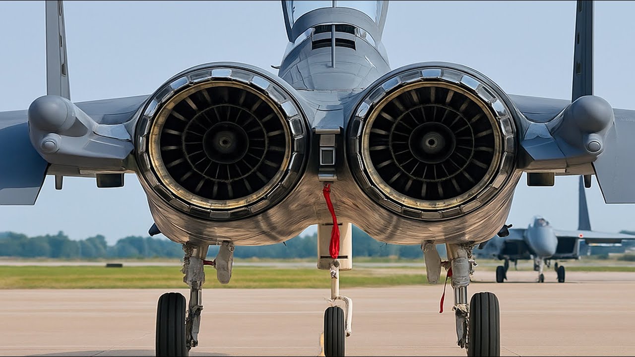 Истребитель F15EX Eagle II посещает Селфридж