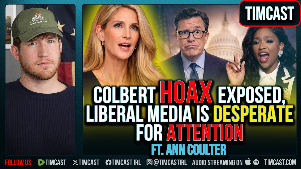 Colbert Hoax EXPOSED, Liberal Media Is DESPERATE For Attention ft. Ann Coulter
