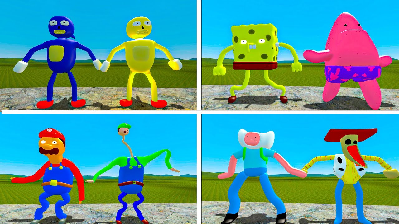 WHAT IF I WILL! ALL 3D SANIC CLONES MEMES vs FNAF SECURITY BREACH In Garry's Mod