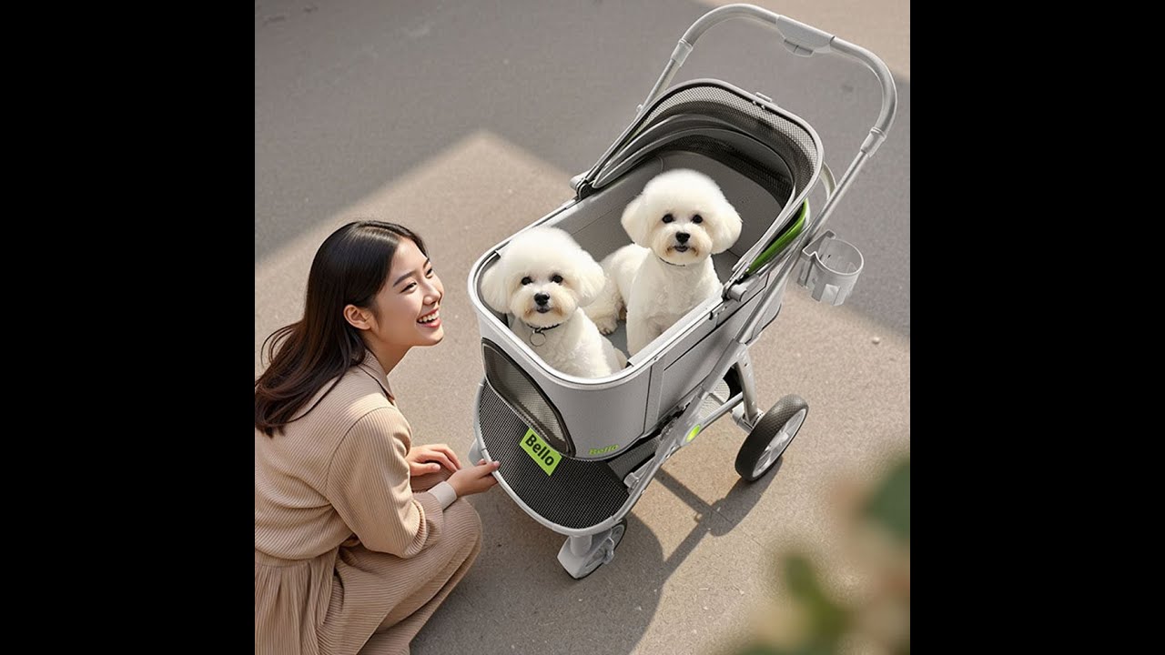 中小型犬緬因貓適用 大空間寵物推車 BELLO L9 商品介紹及使用說明