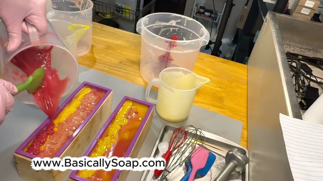 Cold Process soap technique | Farm fresh egg soap
