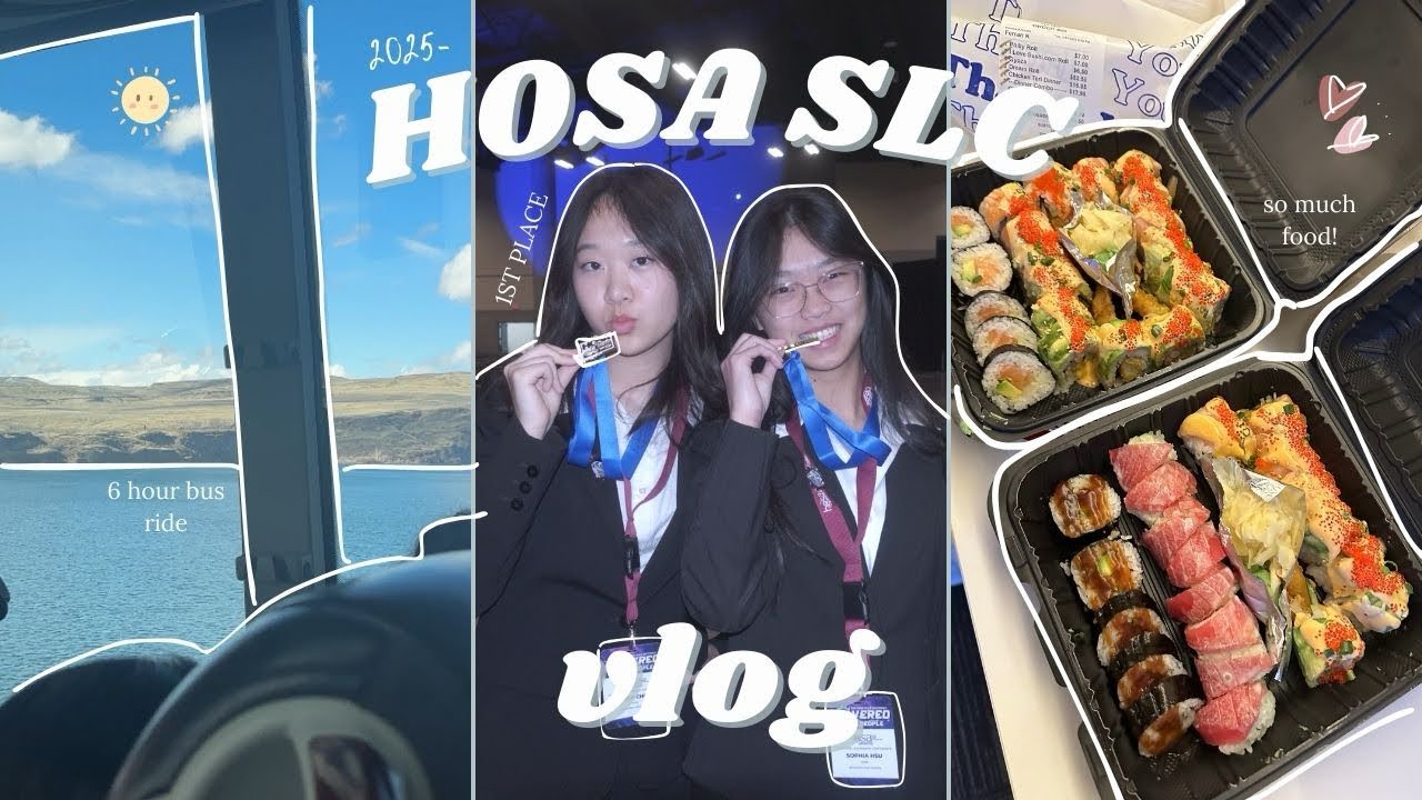 hosa slc vlog (sophomore year) 🥇 **ILC BOUND**